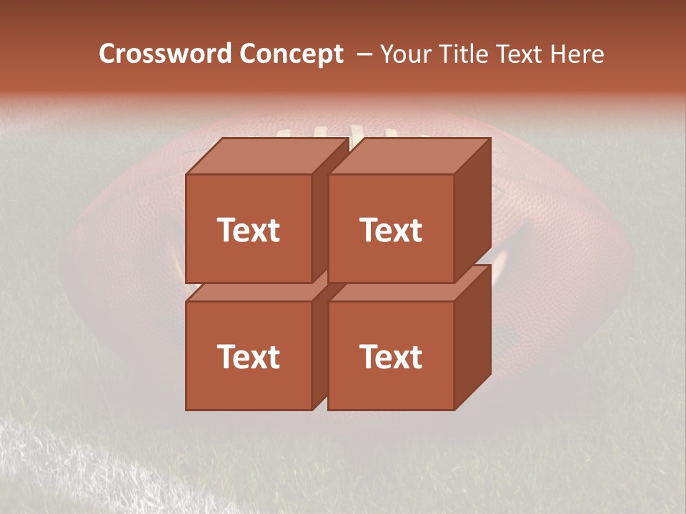 Evil Football Illustration PowerPoint Template