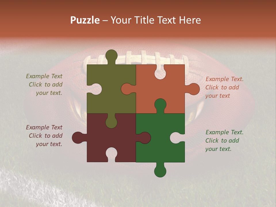 Evil Football Illustration PowerPoint Template