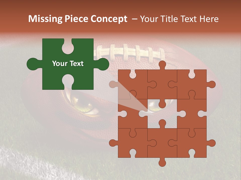 Evil Football Illustration PowerPoint Template