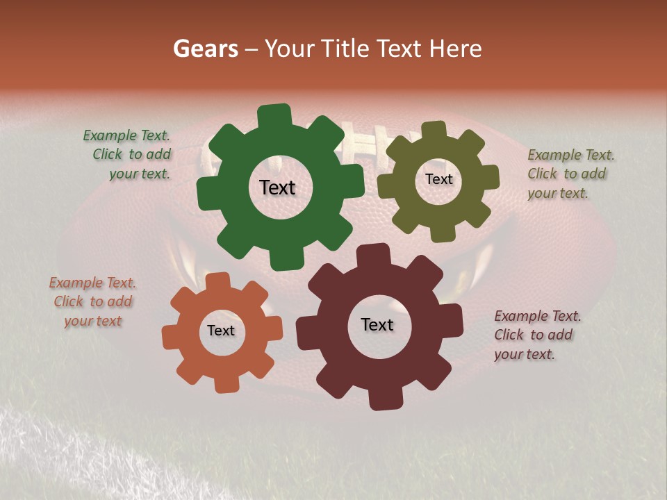 Evil Football Illustration PowerPoint Template