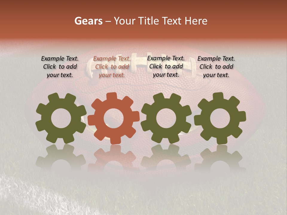 Evil Football Illustration PowerPoint Template