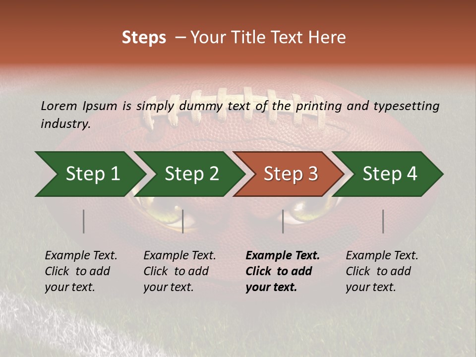 Evil Football Illustration PowerPoint Template