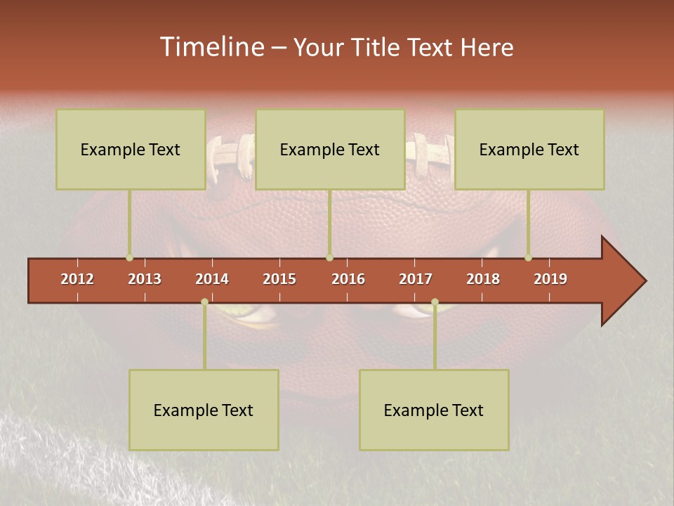 Evil Football Illustration PowerPoint Template