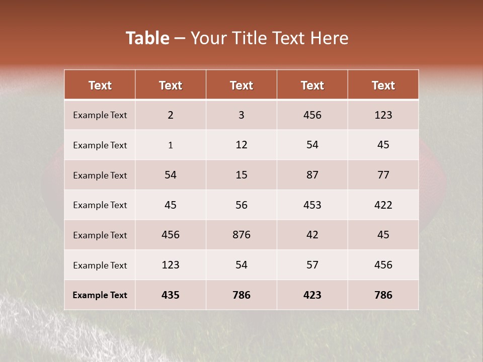 Evil Football Illustration PowerPoint Template