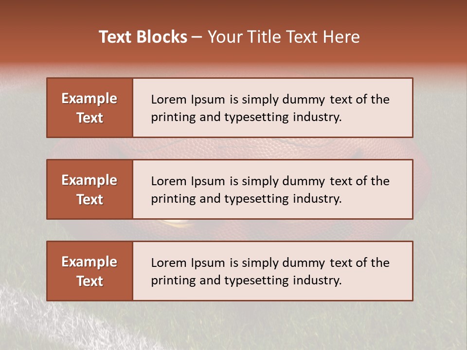 Evil Football Illustration PowerPoint Template