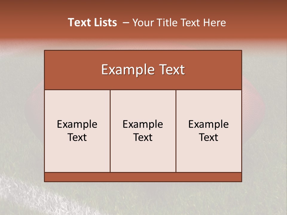 Evil Football Illustration PowerPoint Template