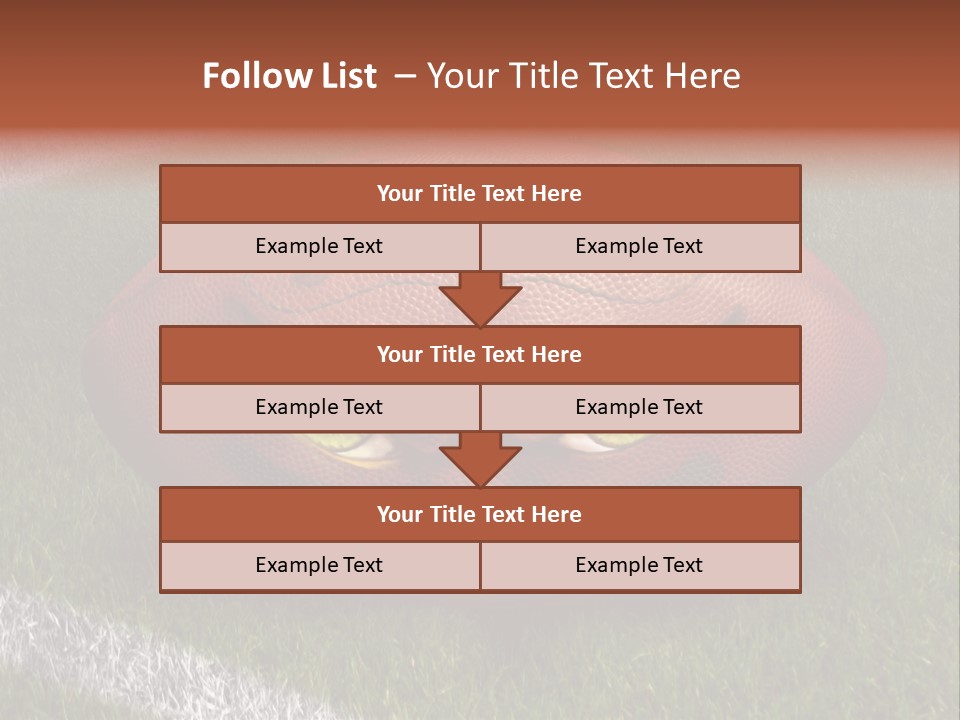 Evil Football Illustration PowerPoint Template