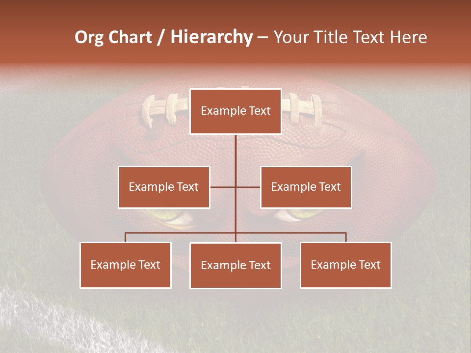 Evil Football Illustration PowerPoint Template