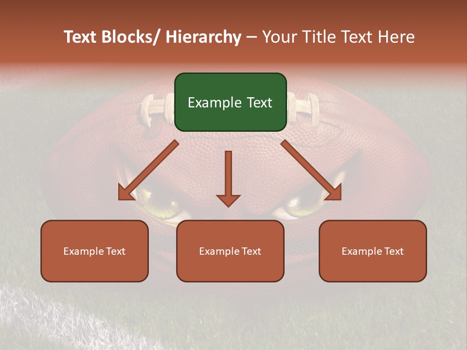 Evil Football Illustration PowerPoint Template