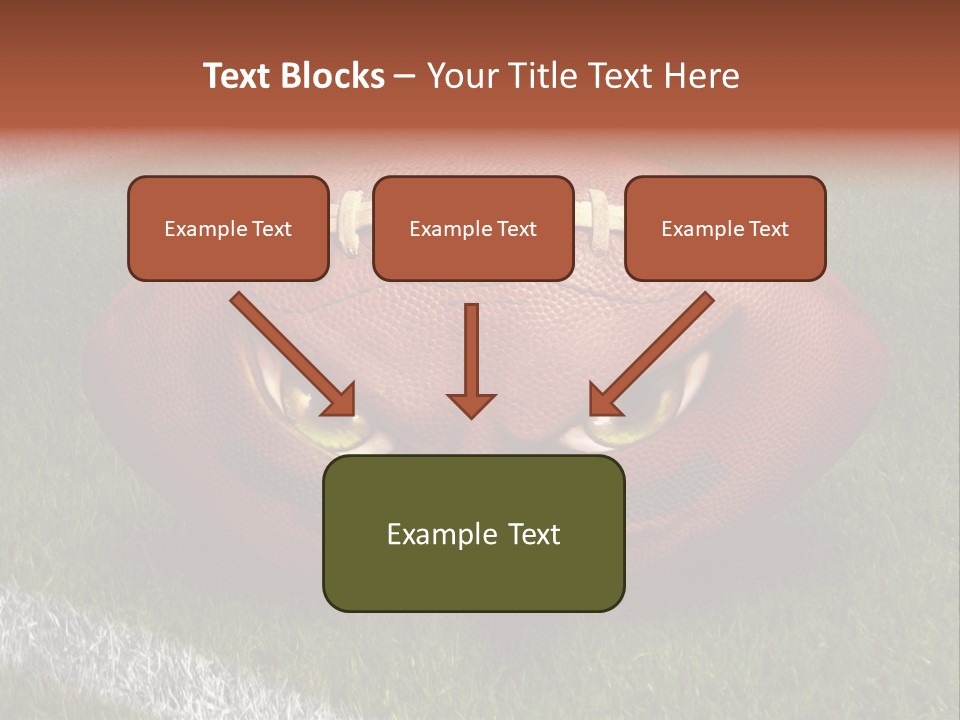 Evil Football Illustration PowerPoint Template