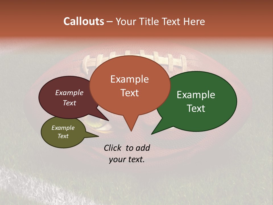 Evil Football Illustration PowerPoint Template