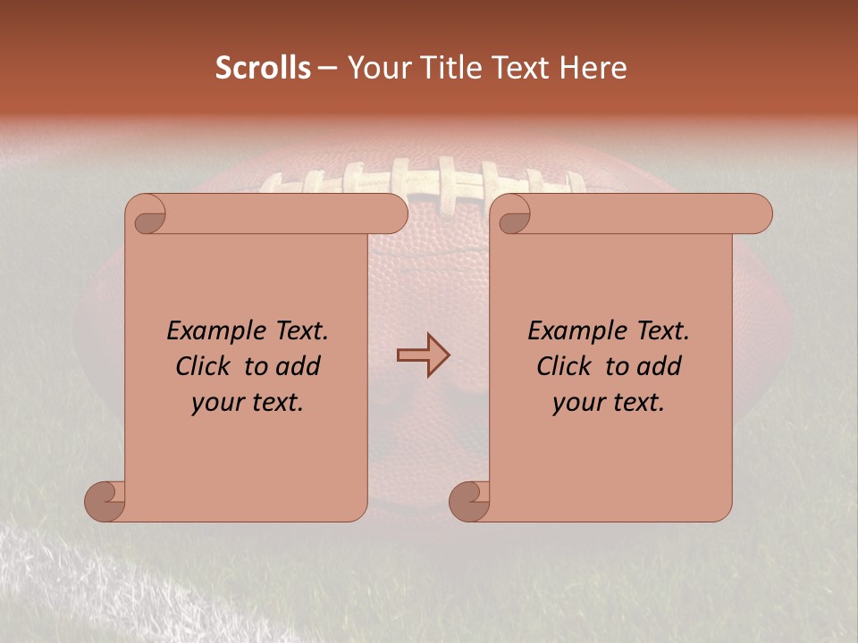 Evil Football Illustration PowerPoint Template