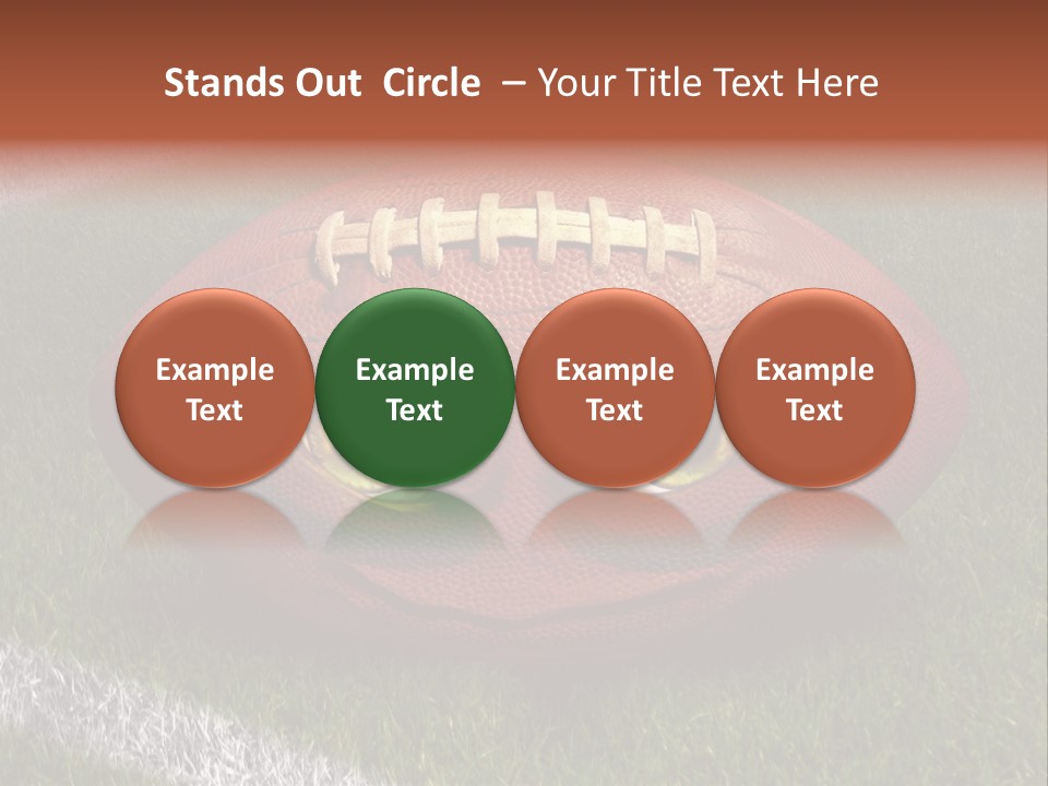 Evil Football Illustration PowerPoint Template