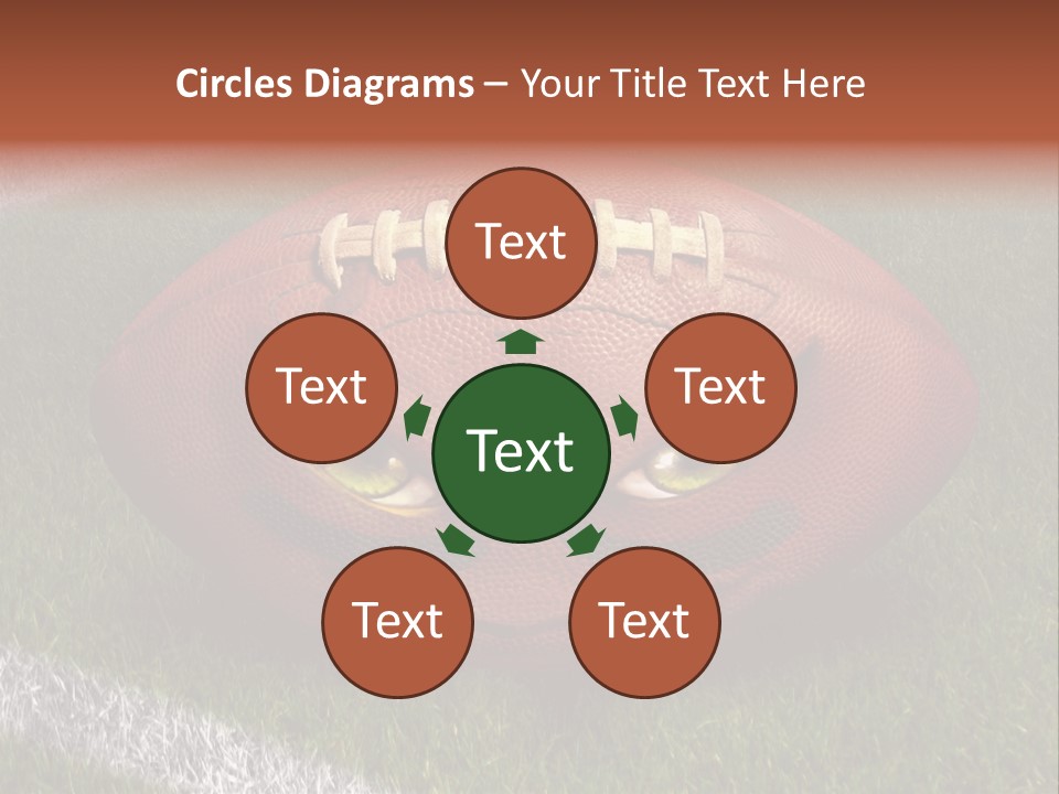 Evil Football Illustration PowerPoint Template