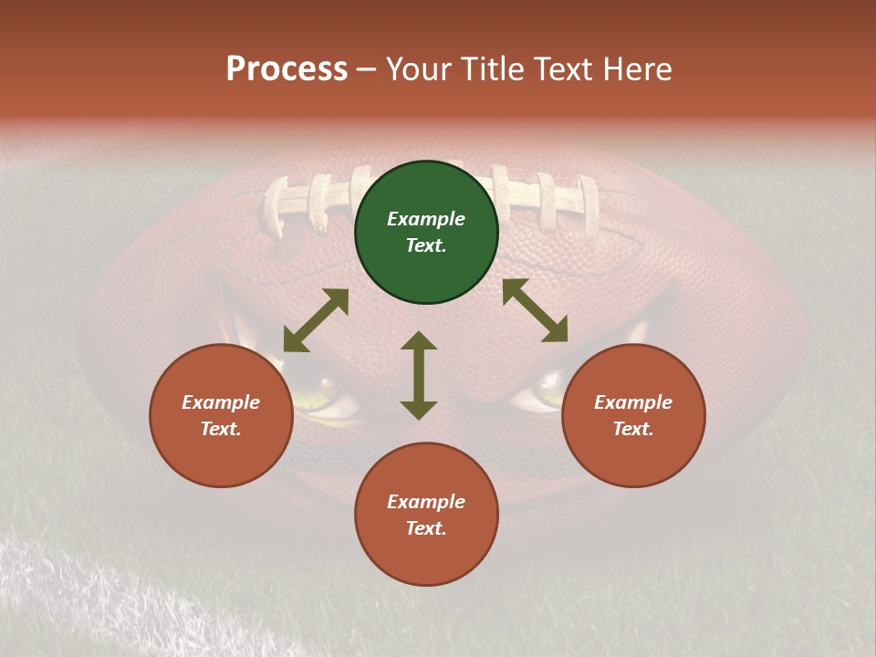 Evil Football Illustration PowerPoint Template