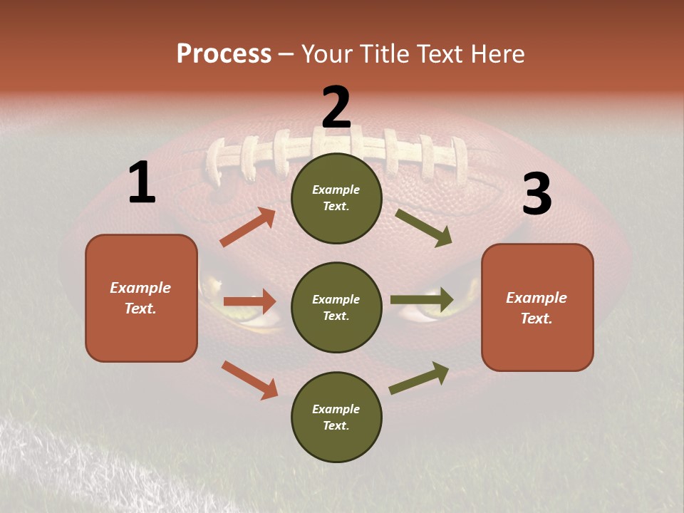 Evil Football Illustration PowerPoint Template