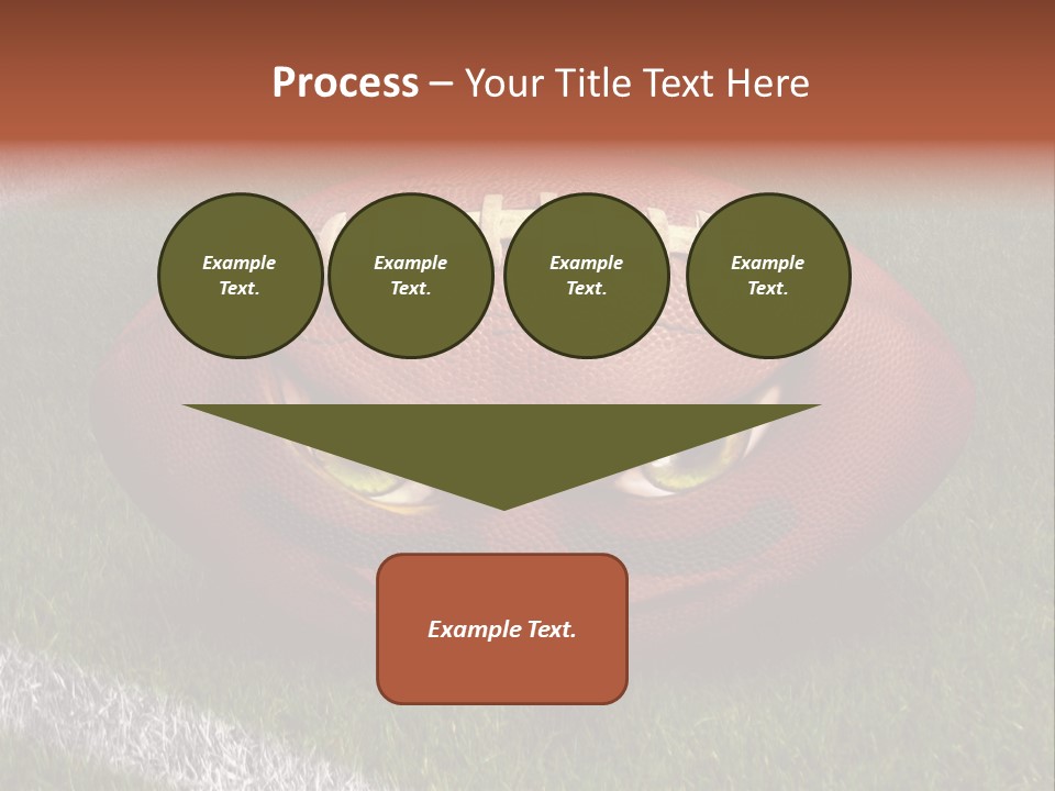 Evil Football Illustration PowerPoint Template