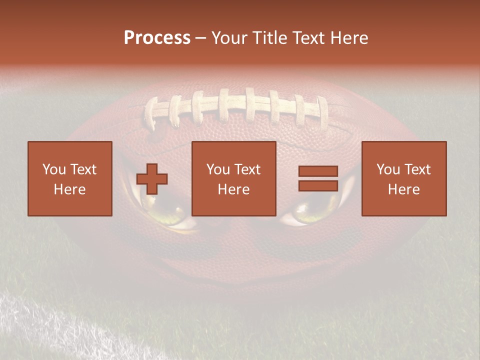 Evil Football Illustration PowerPoint Template