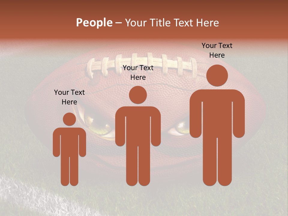 Evil Football Illustration PowerPoint Template