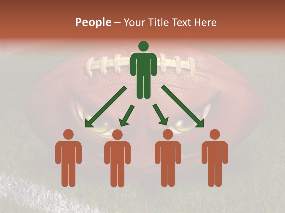 Evil Football Illustration PowerPoint Template