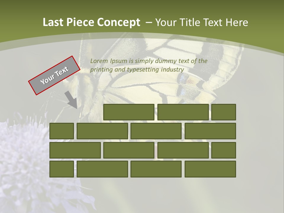 Papilio Machaon, Swallowtail, Papilionidae, PowerPoint Template