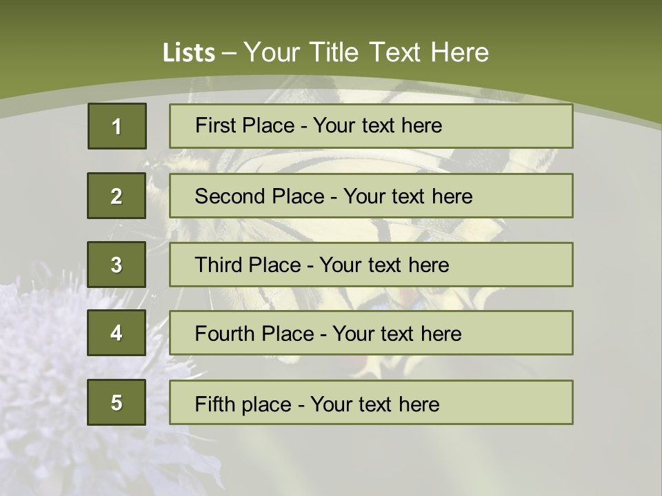 Papilio Machaon, Swallowtail, Papilionidae, PowerPoint Template