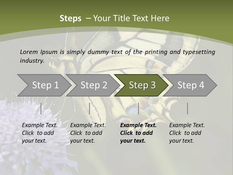 Papilio Machaon, Swallowtail, Papilionidae, PowerPoint Template