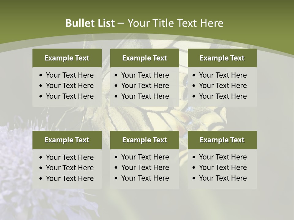 Papilio Machaon, Swallowtail, Papilionidae, PowerPoint Template