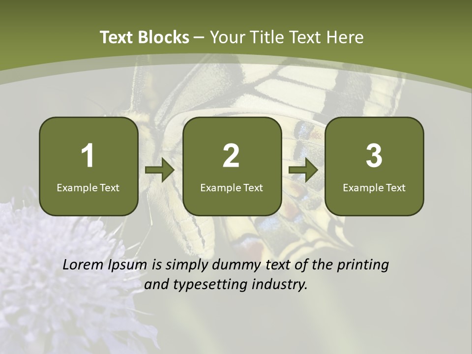 Papilio Machaon, Swallowtail, Papilionidae, PowerPoint Template