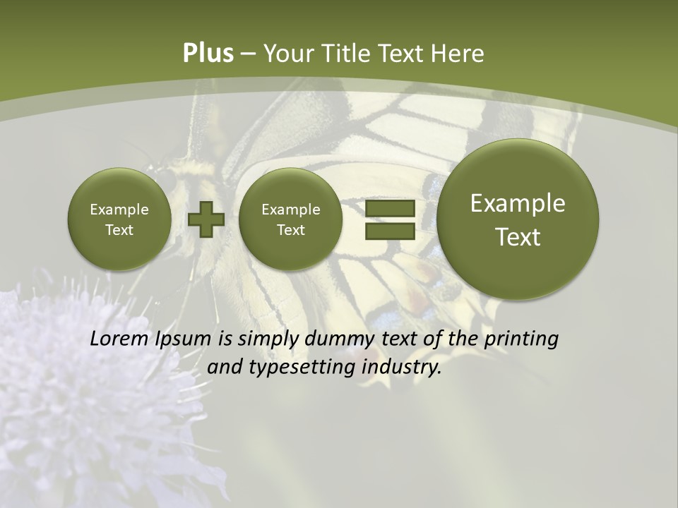 Papilio Machaon, Swallowtail, Papilionidae, PowerPoint Template