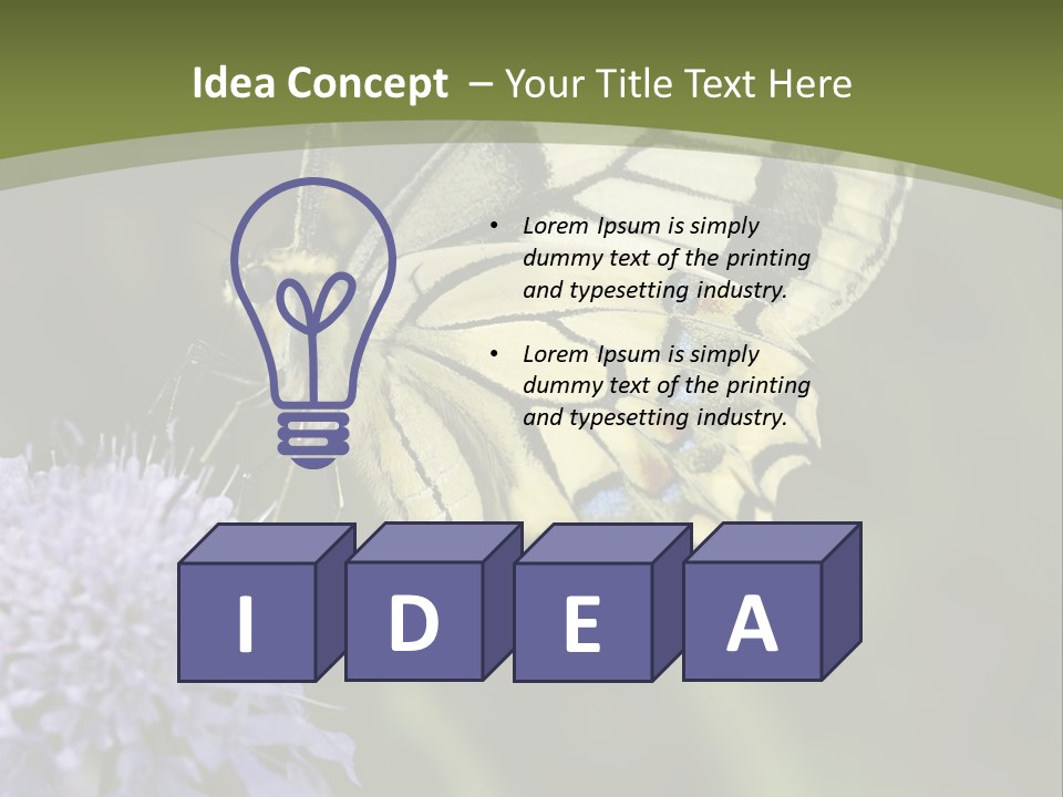 Papilio Machaon, Swallowtail, Papilionidae, PowerPoint Template