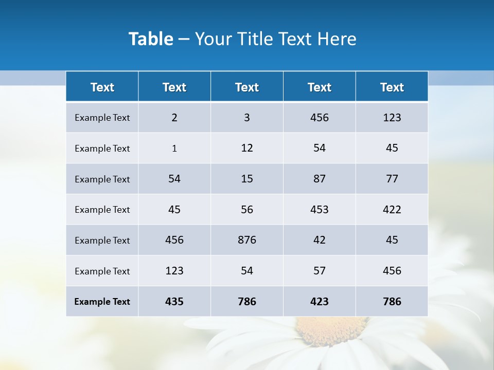 Daisy Field PowerPoint Template