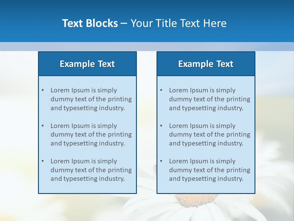 Daisy Field PowerPoint Template