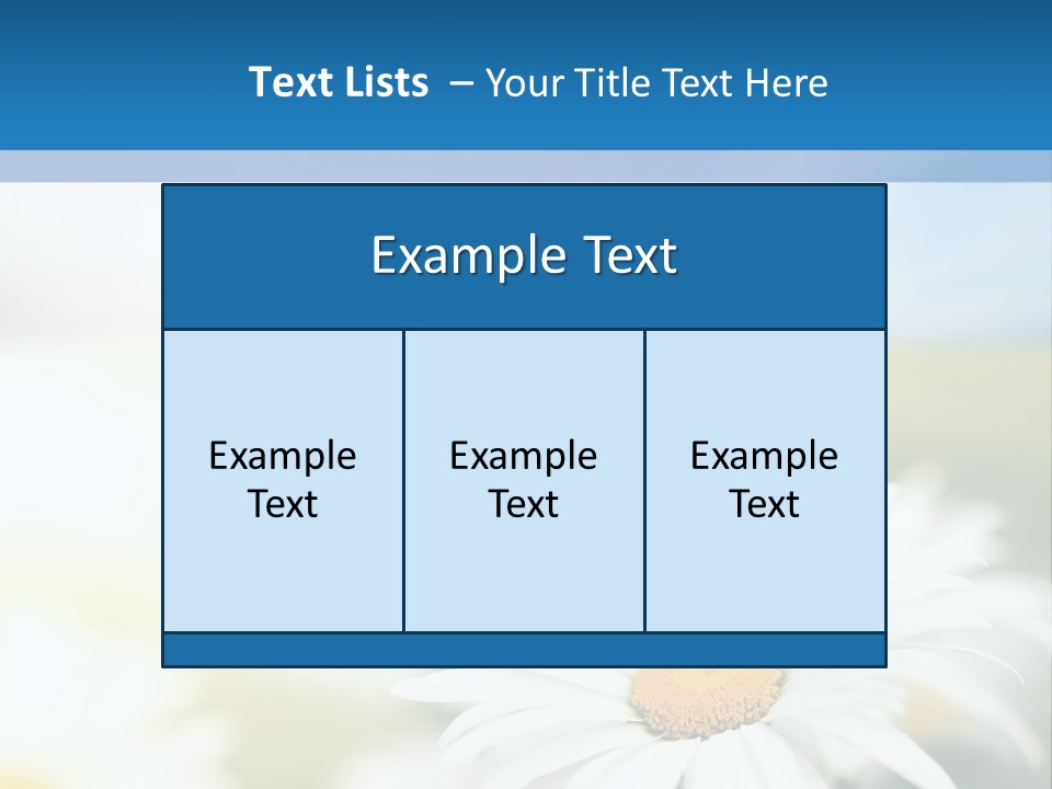 Daisy Field PowerPoint Template