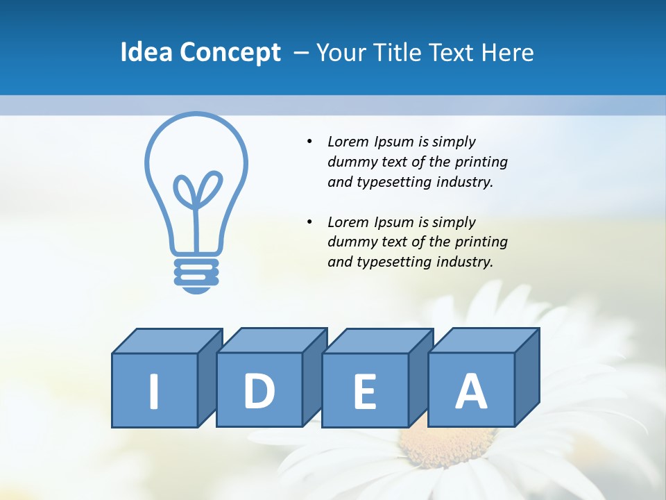 Daisy Field PowerPoint Template