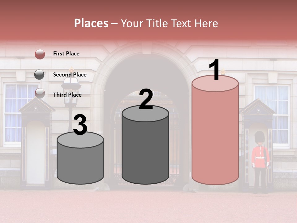 Sentry On Duty At Buckingham Palace PowerPoint Template