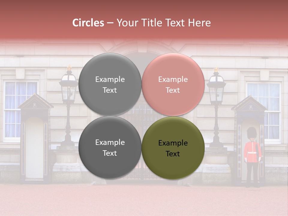 Sentry On Duty At Buckingham Palace PowerPoint Template