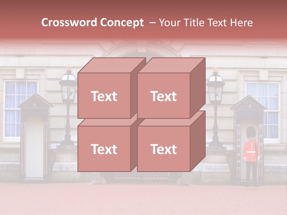 Sentry On Duty At Buckingham Palace PowerPoint Template