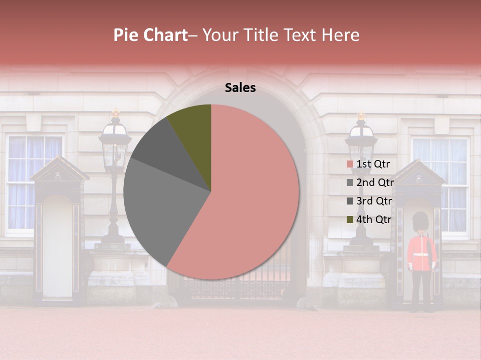Sentry On Duty At Buckingham Palace PowerPoint Template