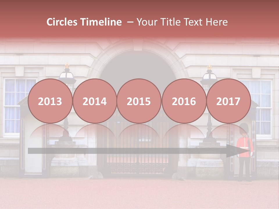 Sentry On Duty At Buckingham Palace PowerPoint Template