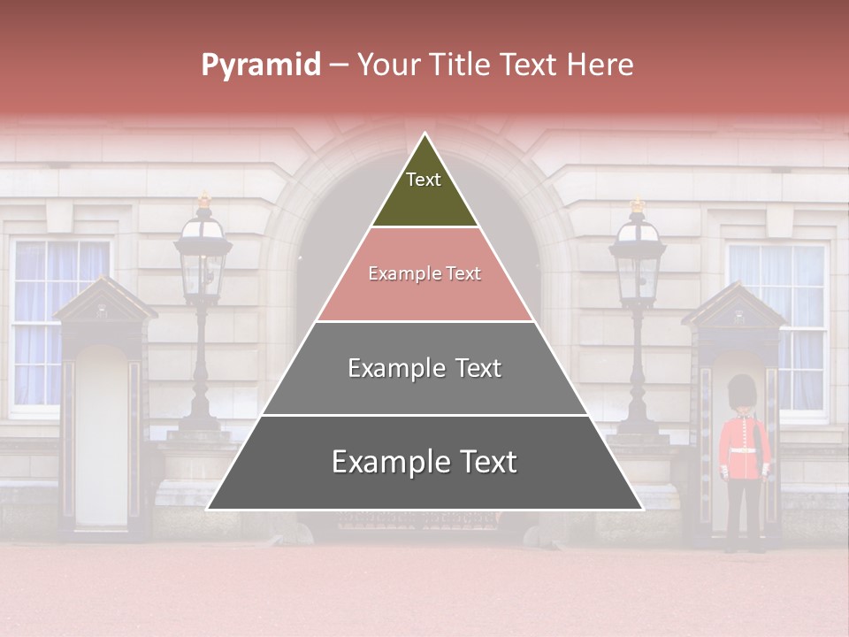 Sentry On Duty At Buckingham Palace PowerPoint Template