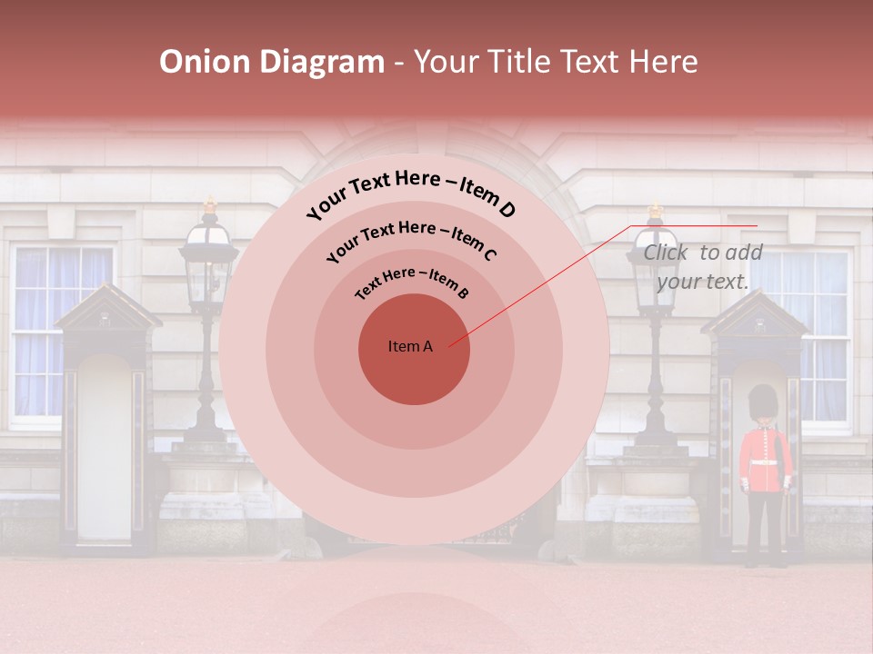 Sentry On Duty At Buckingham Palace PowerPoint Template