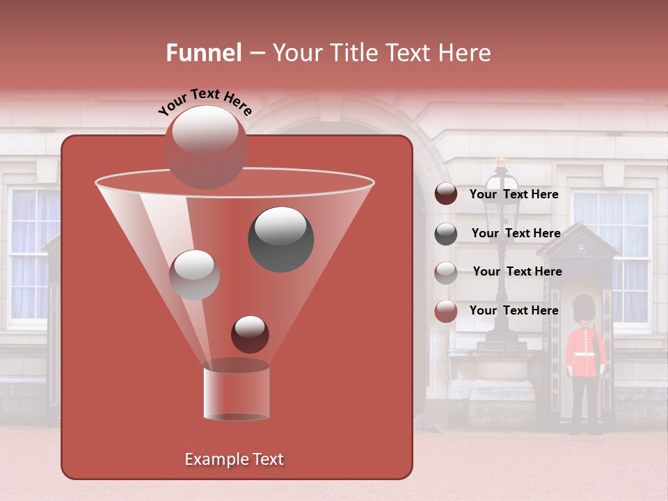 Sentry On Duty At Buckingham Palace PowerPoint Template