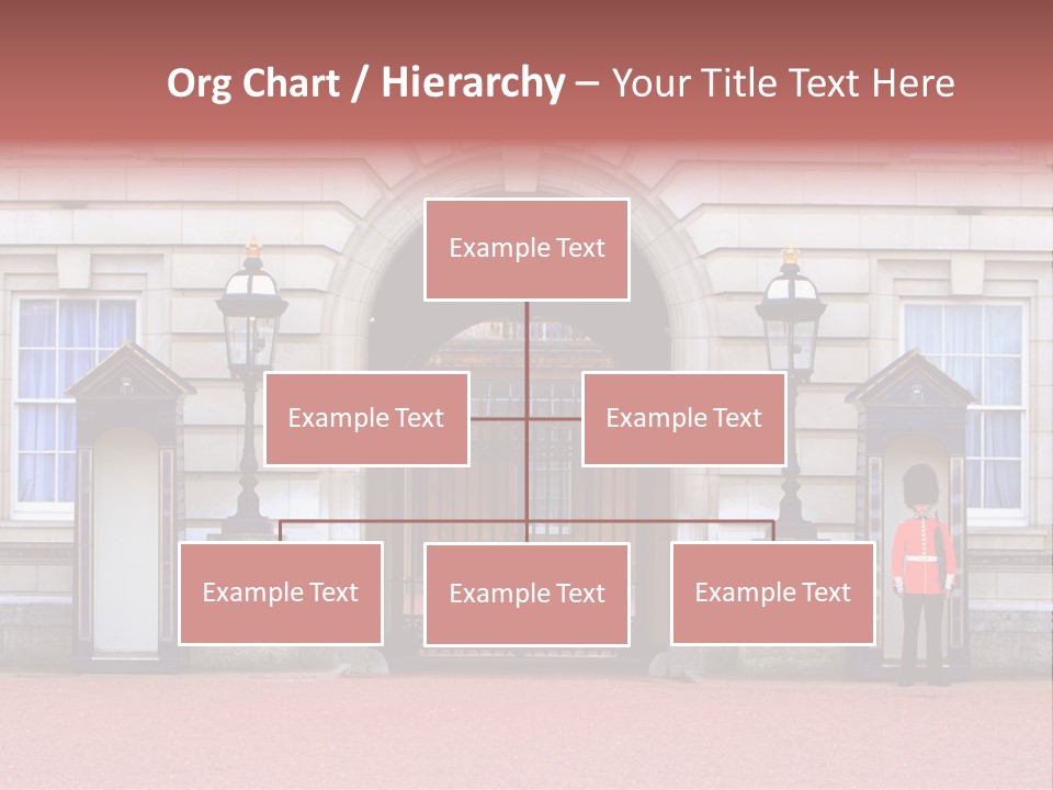 Sentry On Duty At Buckingham Palace PowerPoint Template