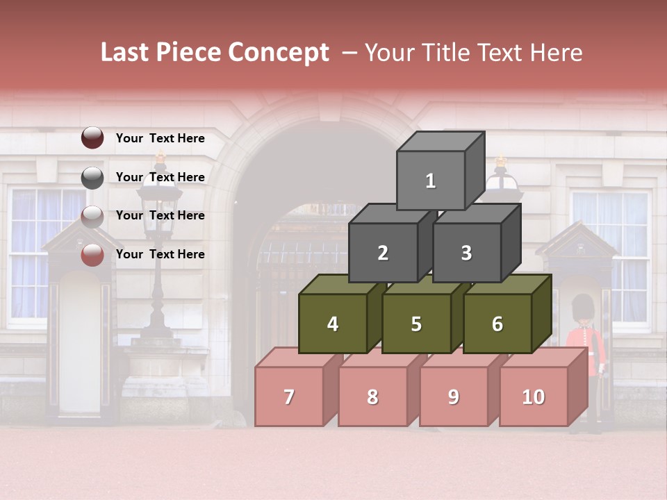 Sentry On Duty At Buckingham Palace PowerPoint Template