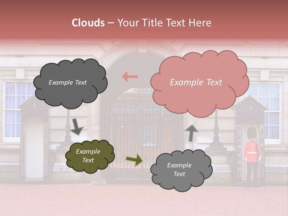 Sentry On Duty At Buckingham Palace PowerPoint Template