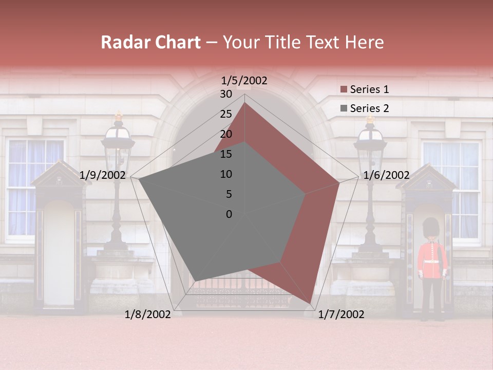 Sentry On Duty At Buckingham Palace PowerPoint Template