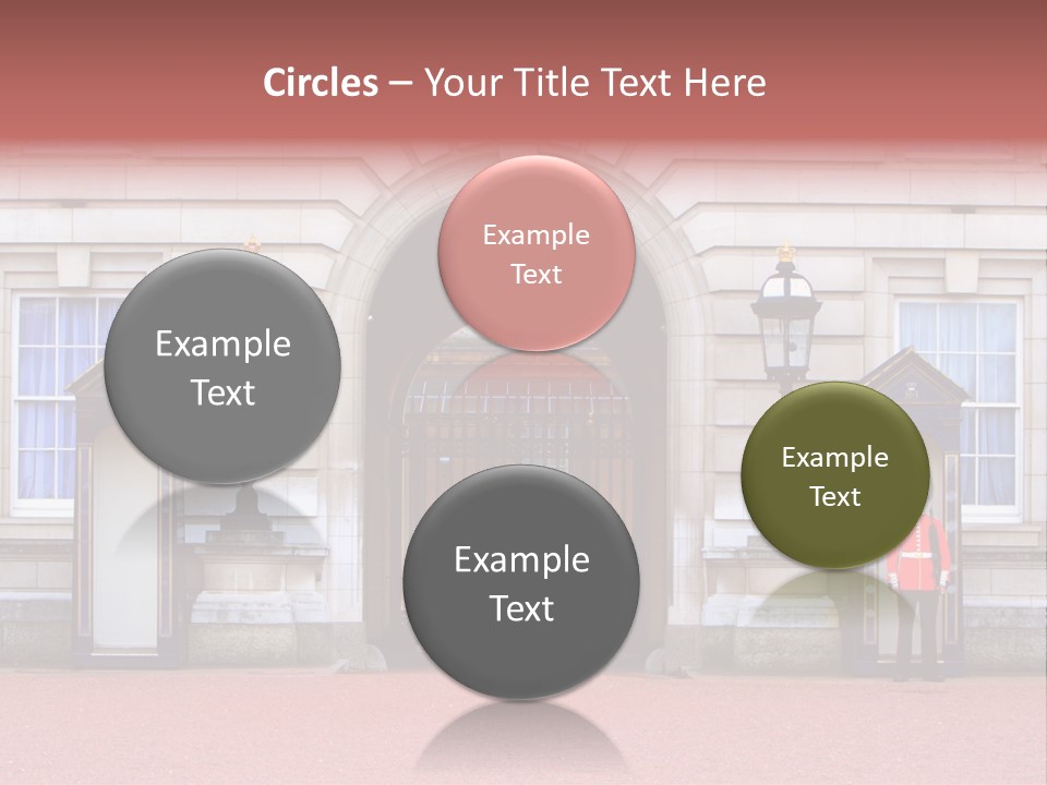 Sentry On Duty At Buckingham Palace PowerPoint Template