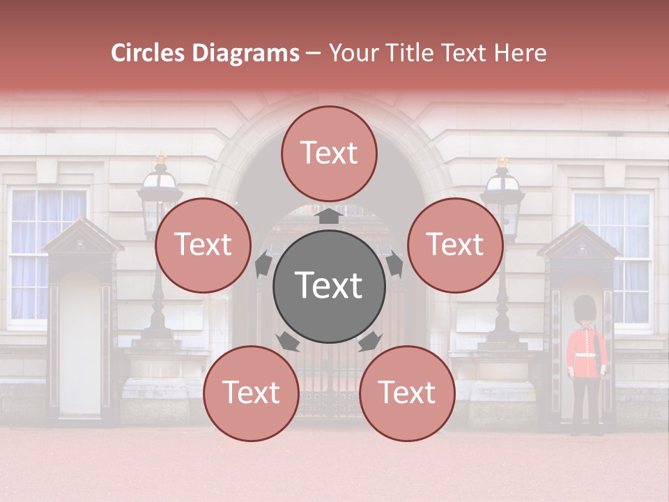 Sentry On Duty At Buckingham Palace PowerPoint Template