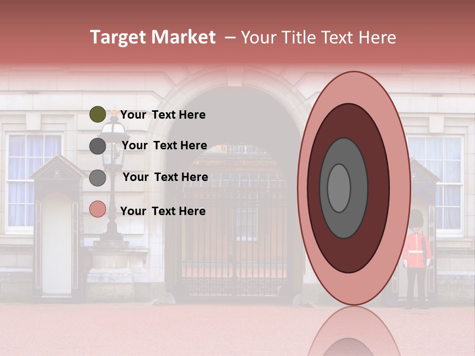 Sentry On Duty At Buckingham Palace PowerPoint Template